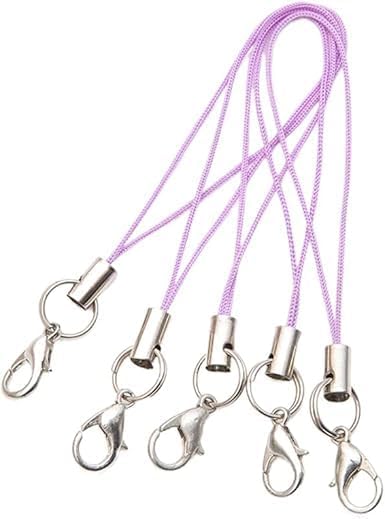 20Pcs Mobile Phone Rope Strap Charm Lariat Lanyard Phone Charms with Lobster Clasp Cords for Cellphone USB Drive, Keychain DIY Jewelry Accessories