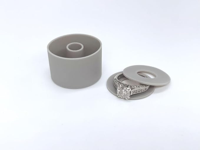Lion Latch Travel Jewelry Box Case, Ring Holder on Shark Tank - Portable Silicon, Ring Holder Not Included