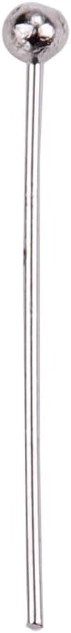 Ball Head pins Platinum for DIY Jewelry Making 20mm 600pcs