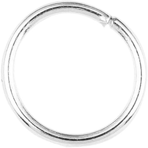 Open Jump Rings Sliver 0.8x6mm 500pcs for DIY Jewelry Making Supplies