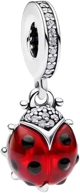 Hamsa Hand Dragon Bible Cross Prayer Charm 925 Sterling Silver Charms Fits Women's Charm Bracelet and Necklace Bead Charms Jewelry Gifts for Sister Friend