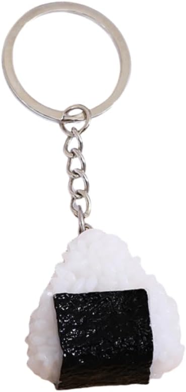 HSYHERE Men Women Creative Interesting Novelty Stylish Mini Simulated Food Orange Shrimp Keychain Key-ring Pendant