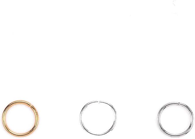 Open Jump Rings Platinum 0.9x10mm 200pcs for DIY Jewelry Making Supplies