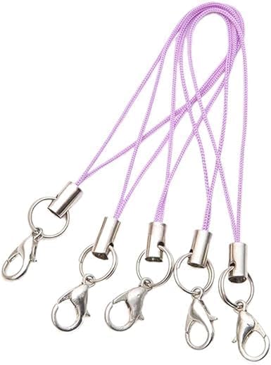 20Pcs Mobile Phone Rope Strap Charm Lariat Lanyard with Lobster Clasp Cords for Cellphone/USB Drive/Keychain/DIY Jewelry Accessories，Cell Phone Charms