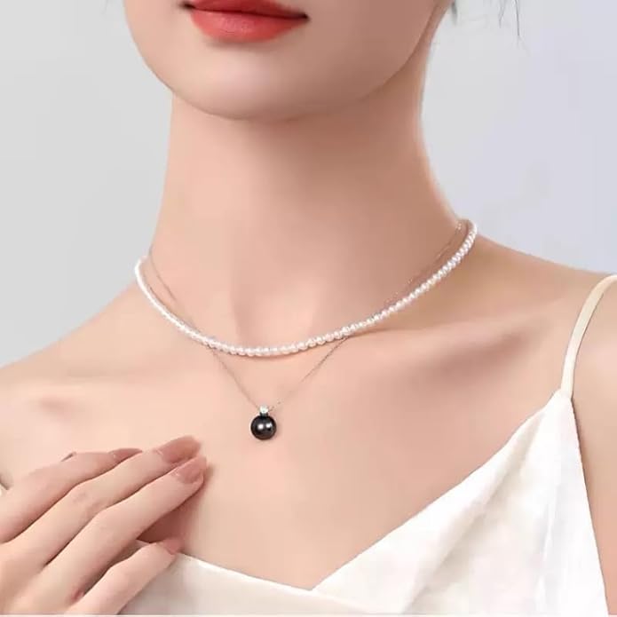 NONNYL Gifts for Women - Pearl Necklaces for Wife, Mom, Anniversary, Mothers Day, Birthday, Christmas, Valentine's Day - Fine Jewelry