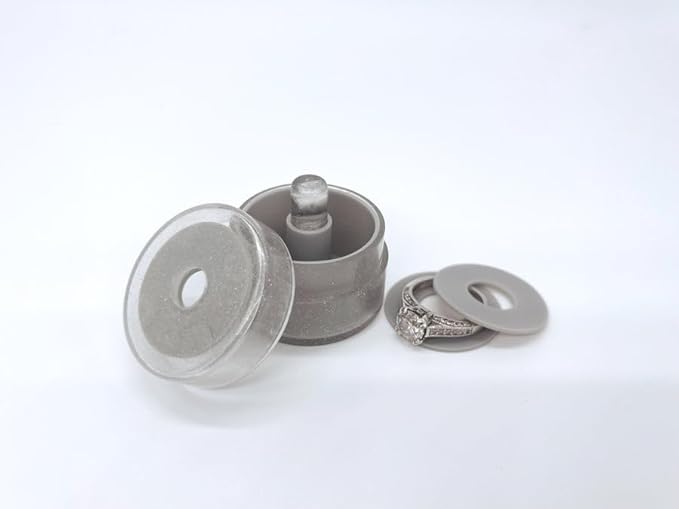 Lion Latch Travel Jewelry Box Case, Ring Holder on Shark Tank - Portable Silicon, Ring Holder Not Included