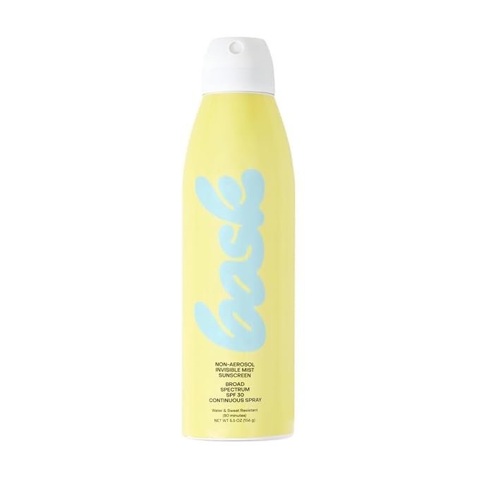 Bask Suncare SPF 30 Sunscreen Spray - Non-Aerosol, Broad Spectrum UVA/UVB Protection, Dermatologist Recommended, Moisturizing, Lightweight & Non-Greasy, 5.5 oz (Value Pack of 3)