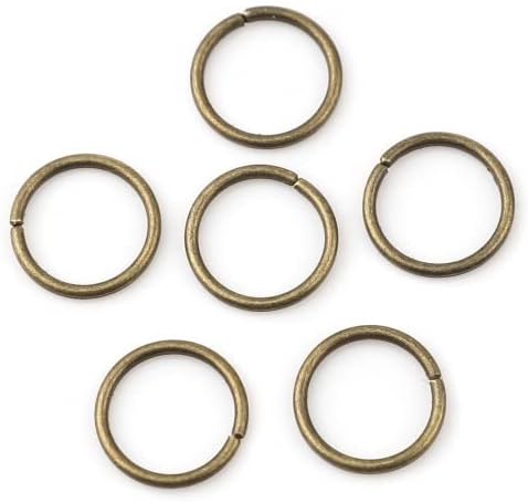 200 Pieces - 3mm Jump Rings Antique Bronze - 24 Gauge (0.5mm Thickness)