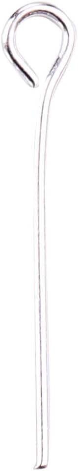 Open Eye Pins Silver Head Pins for DIY Jewelry Making 20mm 500pcs