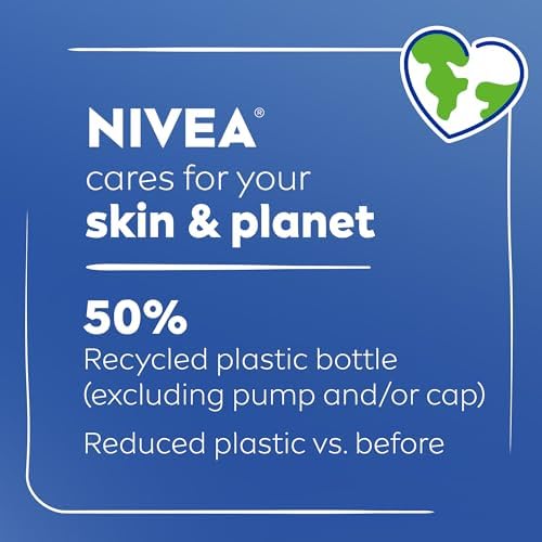 NIVEA Cocoa Butter Body Lotion for Dry Skin with Hyaluronic Acid, Cocoa Butter and Deep Nourishing Serum, 72-Hour Body Moisturizer, 33.8 Fl Oz Value Size Pump Bottle