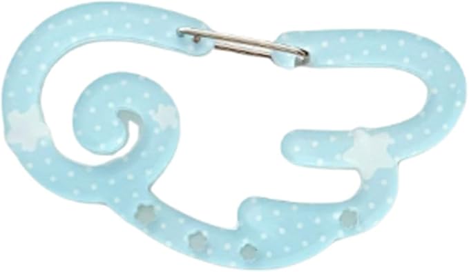 Star and Wing Shaped Acrylic Carabiner Clip for Backpacks Keychains Outdoor Gear Accessories Practical Keyring Hooks