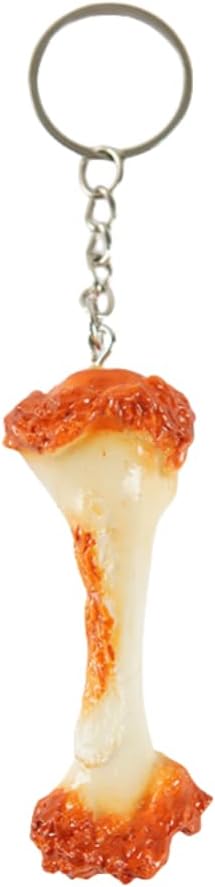 HSYHERE Men Women Creative Interesting Novelty Stylish Mini Simulated Food Orange Shrimp Keychain Key-ring Pendant