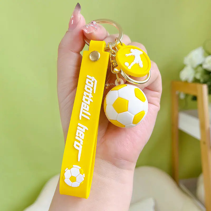 Boys World Cup Simulation Football Keychain Pendant