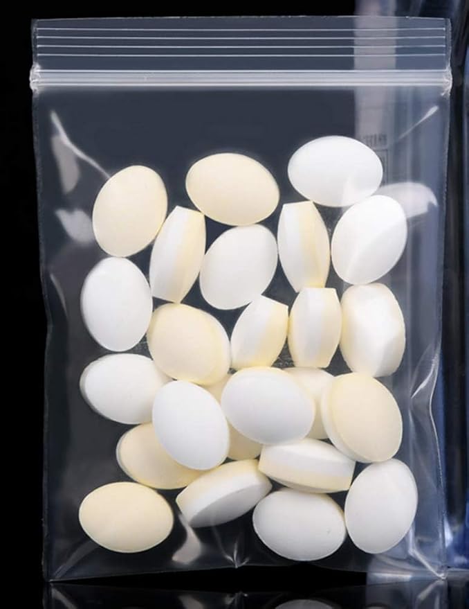Small Plastic Bags,Jewelry Bags,Small Baggies,Tiny Bag,Mini Baggies,for Storage,Pill,Bead,Dime,Coin,Food,Snack,Candy,Earring,Necklace,Seed,Travel,Thick,8mil(two sides together), 2"×2.4", 1000PCS