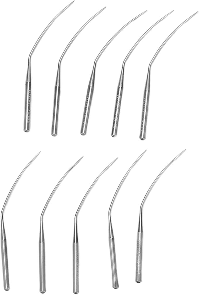 10Pcs Industrial Blindstitch Curve Sewing Needle, Sewing Machine Needles for Repair Replacement(LWx6T 10#）
