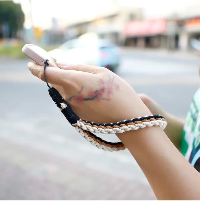 2 PCS Universal Cell Phone Wrist Strap, Handmade Phone Case Wrist Lanyard, Phone Charms Strap for Women Girls(4)