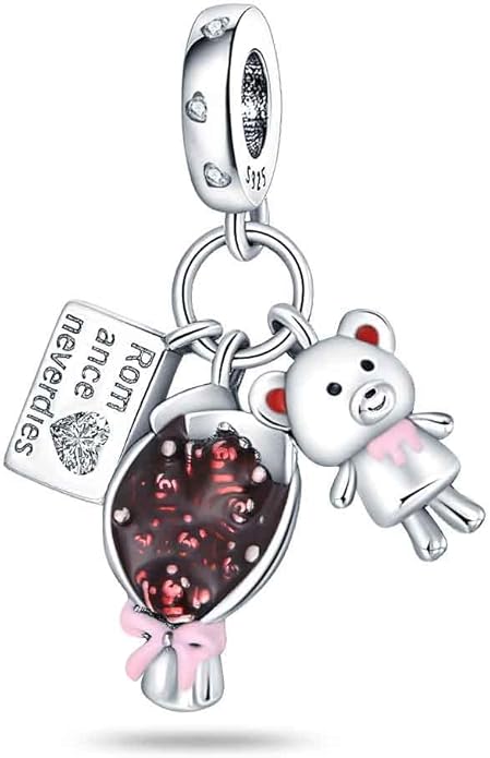 Pandach Animal Charm Bead fits Charms Bracelets for Woman-925 Sterling Silver Dangle Pendant Bead,Jewelry Beads Gifts for Women Bracelet&Necklace