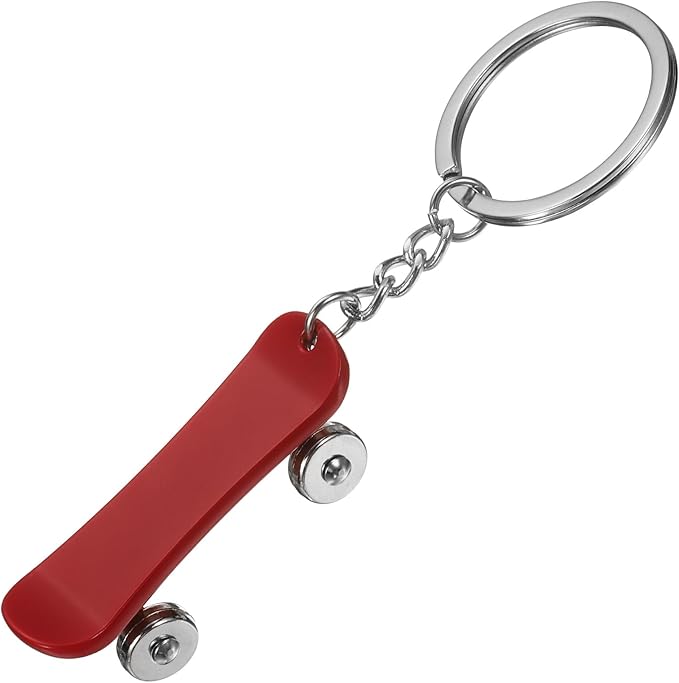 PATIKIL SkateBoard Keychain, Skate Board Key Chain Sport Pendant Key Rings Bag Backpack Decor Car Keychain