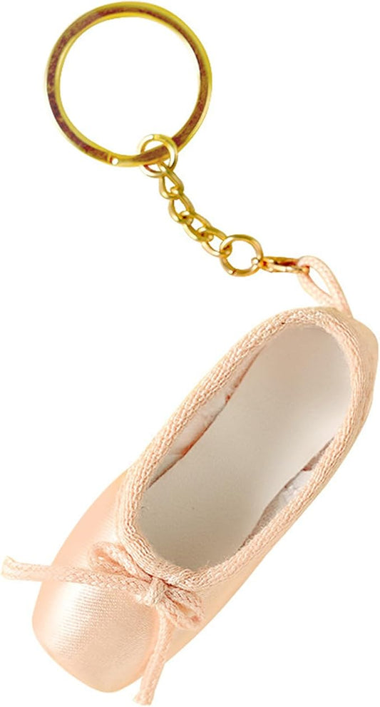 Appuivbt Ballet Shoe Keychain - Dance Keys Holder, Backpack Pendant Charm for Bags