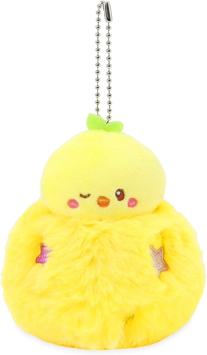 Anirollz Miniz Plush Charm Cute Stuffed Animal Keychain Kawaii Mini Bag Accessory Collectible Pocket Toy for Kids & Adults
