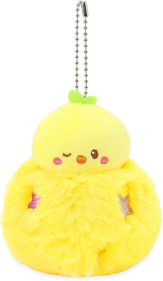 Anirollz Miniz Plush Charm Cute Stuffed Animal Keychain Kawaii Mini Bag Accessory Collectible Pocket Toy for Kids & Adults
