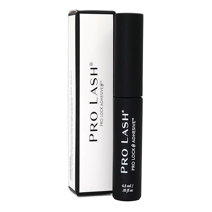 Pro Lash Pro Lock Adhesive - Longest-Lasting, Easiest-to-Apply Lash Glue - Waterproof, Sweatproof Eyelash Glue - Safe for Sensitive Eyes - 10-Plus Day Hold, No Fumes, No Dry Time - 4.5 ml