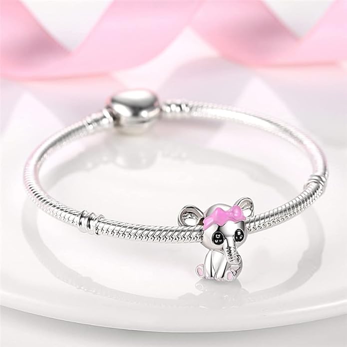 Pandach Animal Charm Bead fits Charms Bracelets for Woman-925 Sterling Silver Dangle Pendant Bead,Jewelry Beads Gifts for Women Bracelet&Necklace