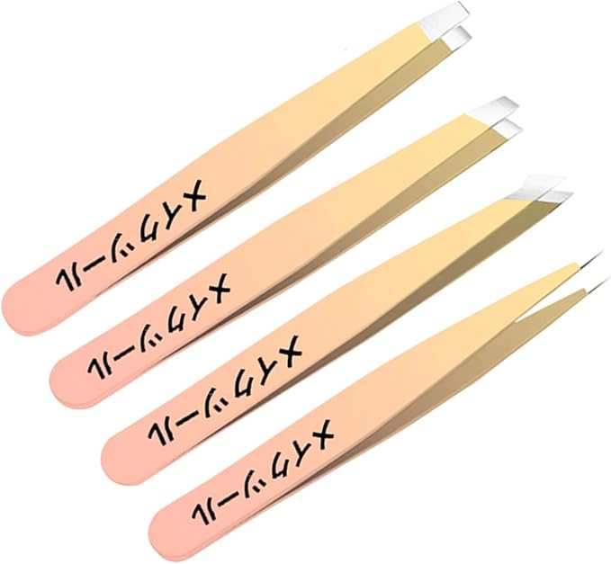 Tweezer Set Professional Stainless Steel Tweezers For Eyebrow Precisions For Facials Hair Splinters Ingrown Hair Removal Eyebrow Tweezers