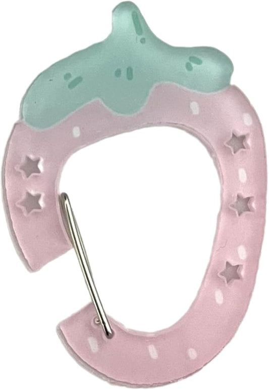 Carabiner Clip for Keys and Small Items Acrylic Pendant for Backpack Handbook Decoration Ita Bag Buckle Accessory