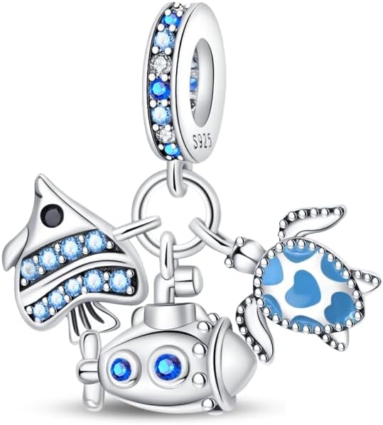 Pandach Animal Charm Bead fits Charms Bracelets for Woman-925 Sterling Silver Dangle Pendant Bead,Jewelry Beads Gifts for Women Bracelet&Necklace