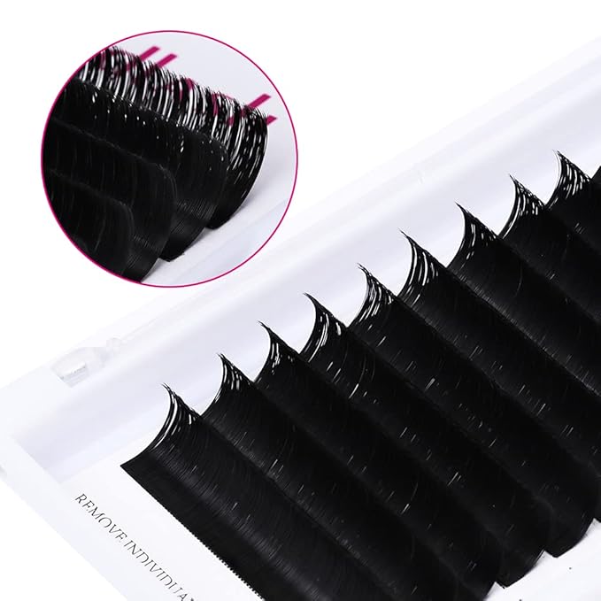 Easy Fan Voume Lashes D curl 0.03 15mm Automatic Blooming 4D 5D 6D 7D Volume Lash Extension Supplies Self Fanning 8D 10D Flower Lashes by FADLASH
