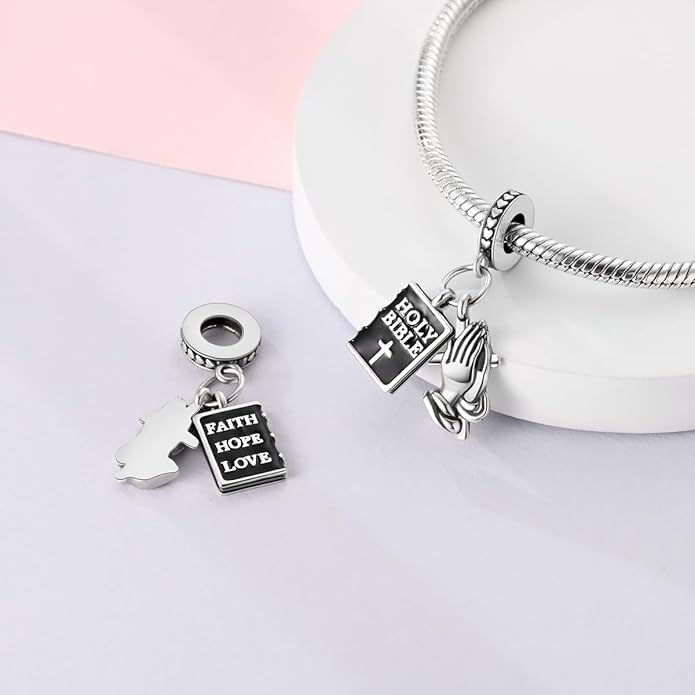 NARMO Charms for Bracelets 925 Sterling Silver Star Dangle Charms Car Keys Lipstick Dangle Charm Beads for Women Bracelets Necklace
