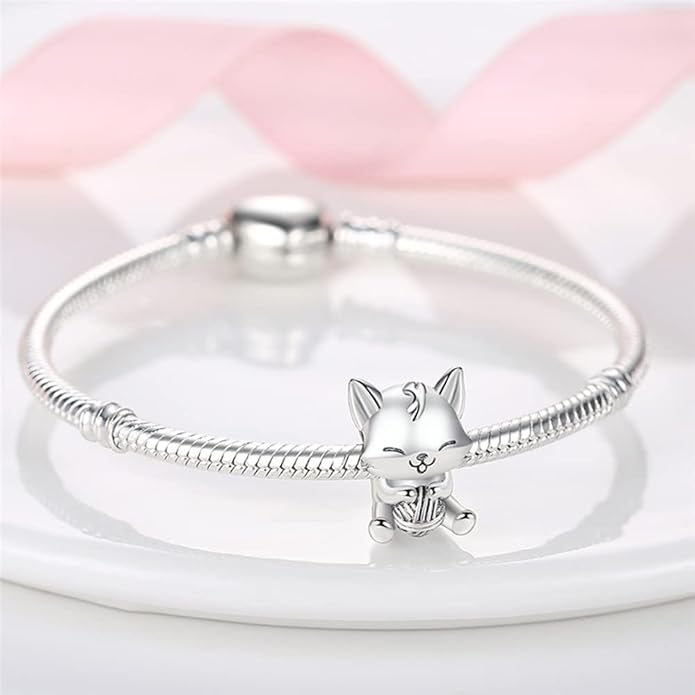 Pandach Animal Charm Bead fits Charms Bracelets for Woman-925 Sterling Silver Dangle Pendant Bead,Jewelry Beads Gifts for Women Bracelet&Necklace