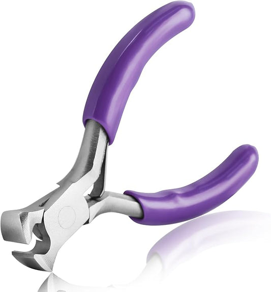 SPEEDWOX Mini End Cutting Pliers - 3-Inch End Nipper, Jewelry Wire Cutters and Zipper Pliers