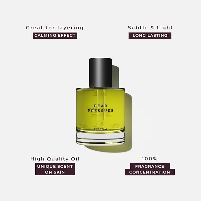 Eternal perfume oils Pear pressure Perfumes for women Inspired by J'A.D.0.R.E womens perfume Long Lasting Eau De Parfum 1.69 FL Oz with 1 FL Oz Concentrated Designer perfume (Pack of 2)