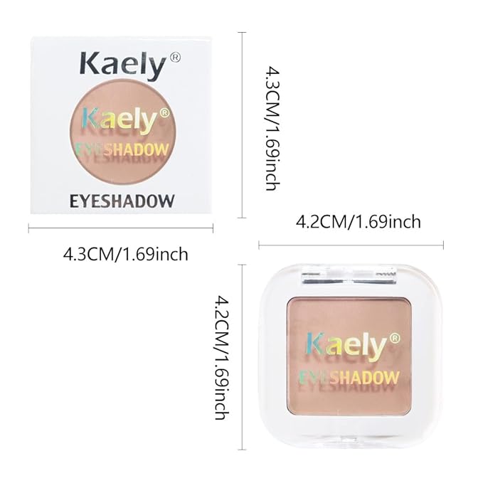 Matte Singe Eye Shadow Palette Makeup, Matte Nude Pink Monochrome Eyeshadow For Old Women, Mini Singe Pressed Pigmented Waterproof Sombras Para Ojos, Vegan, Talc, Paraben & Cruelty Free, 19