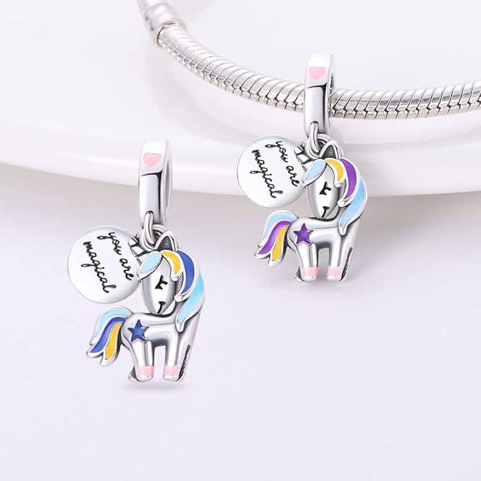 Pandach Animal Charm Bead fits Charms Bracelets for Woman-925 Sterling Silver Dangle Pendant Bead,Jewelry Beads Gifts for Women Bracelet&Necklace
