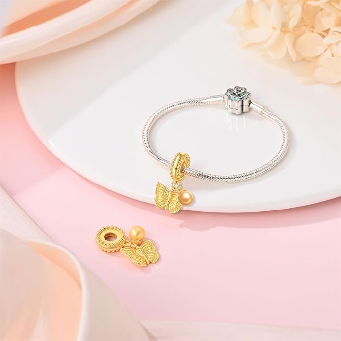 Pandach Animal Charm Bead fits Charms Bracelets for Woman-925 Sterling Silver Dangle Pendant Bead,Jewelry Beads Gifts for Women Bracelet&Necklace