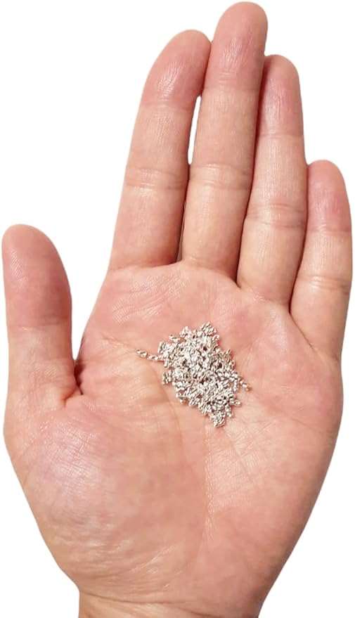 100pcs 925 Sterling Silver Twist Tube Crimp Beads, 3 X 1.5MM, by CRAFT WIRE