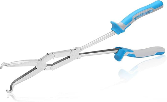 SPEEDWOX 13-Inch Long Reach XL Pivot Ring Nose Pliers - Automotive Hose Remover with Twin Grip