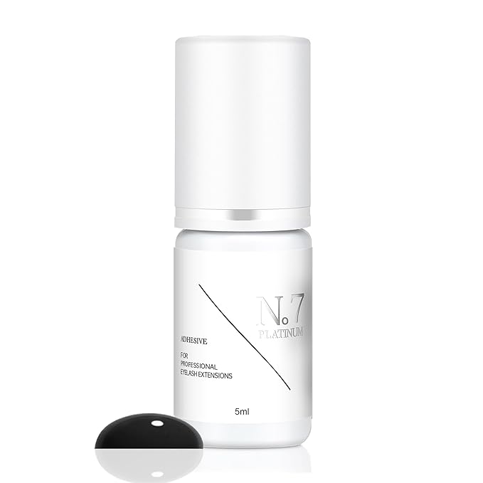 DLUX PROFESSIONAL Eyelash Extension Glue for Professionals - 9 Weeks Retention, 0.5 Sec Drying Time, Latex Free Semi Permanent Individual & Volume Lash Extension Glue