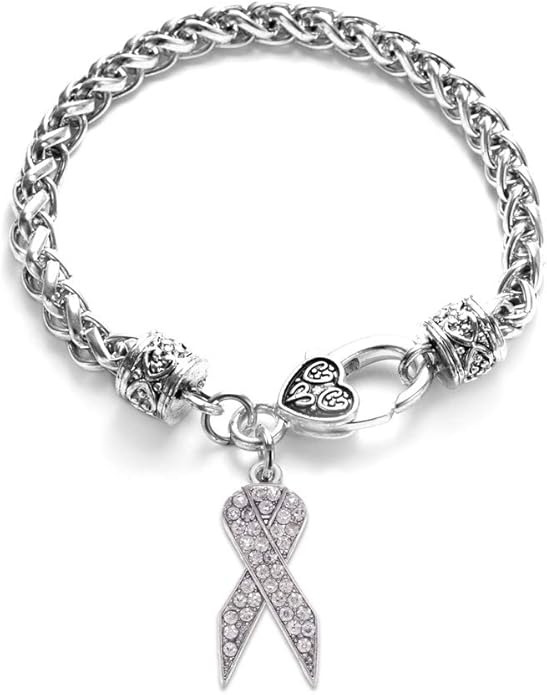 Inspired Silver - Silver Customized Charm Bracelet with Cubic Zirconia Jewelry