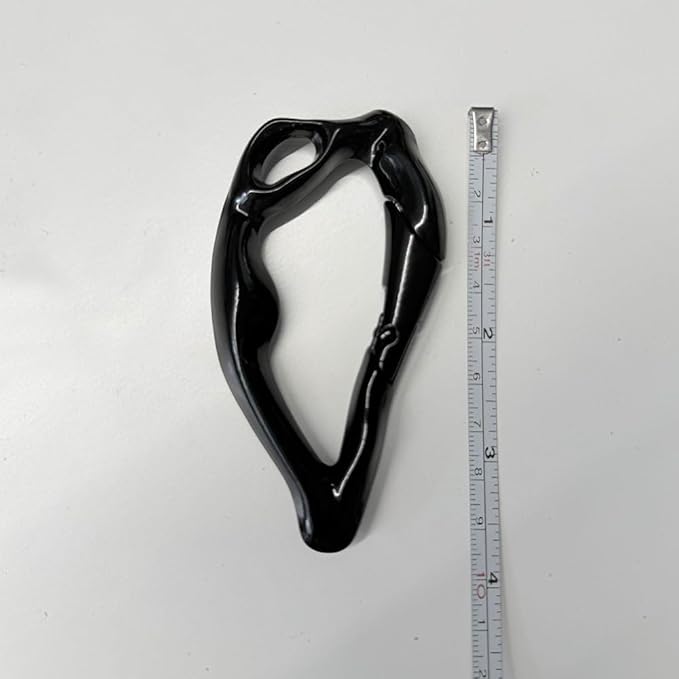 Cute Y2K Carabiner Keychain Clips Irregular Cool Multi-Use Large Heavy Duty Carabiner Hook Key Ring Outdoor Accessories Buckle