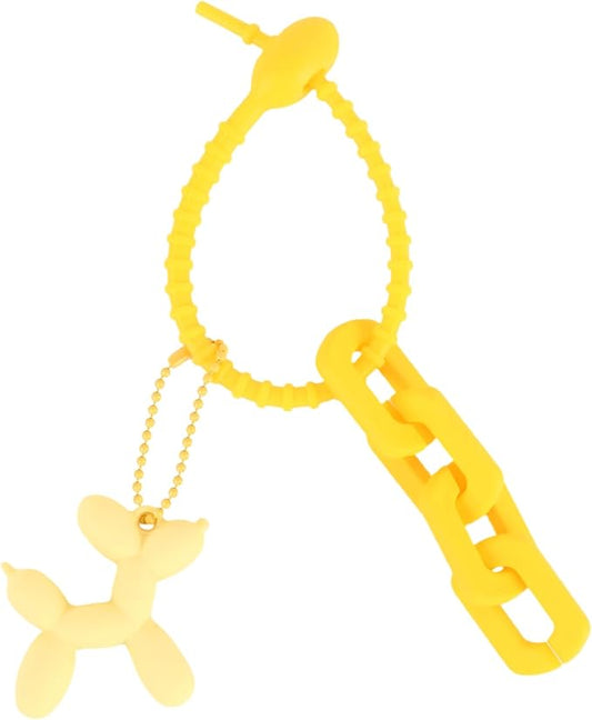 Cute Balloon Dog Keychain, Purse Bag Backpack Charms Girl Keychains Accessories Keyrings Car Key Chain