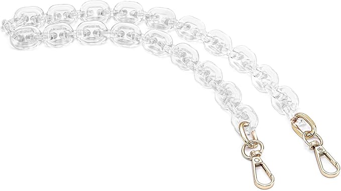 Cute Acrylic Purse Strap Bag Chain Handle Replacement Handbag Crossbody Shoulder Strap Accessory