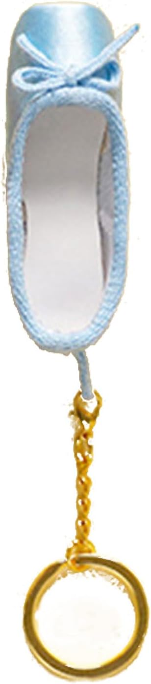 REDYY Delicate Satin Pointe Shoes Keyring Mini Ballet Accessories Cute Keychain Charm Chain Bag Pendant for Dance Enthusiasts Ballet Shoe Shape Keychain