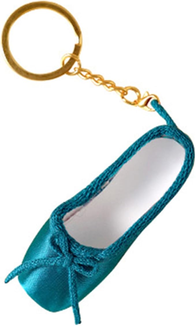 Appuivbt Ballet Shoe Keychain - Dance Keys Holder, Backpack Pendant Charm for Bags