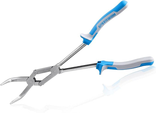SPEEDWOX 13-Inch Long Reach Bent Double Jointed Dual Pivot Pliers
