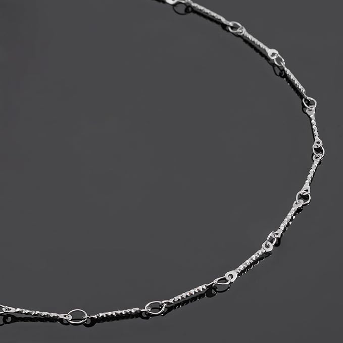 UMAOKANG 5 Meters Embossed Stick Chain Link for Jewelry Making Stainless Steel Chains for Handcraft DIY
