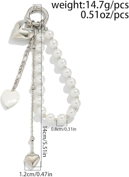 Y2k Heart Cute Aesthetic Kawaii Star Bag Charms for Women Girls Christmas Gift